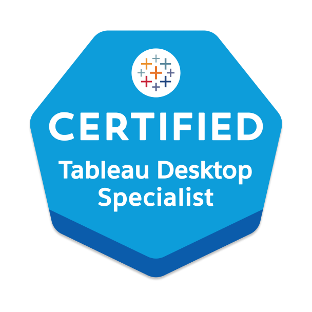 Tableau Desktop Specialist